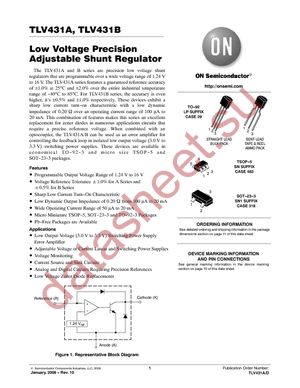 TLV431ASNT1G datasheet  